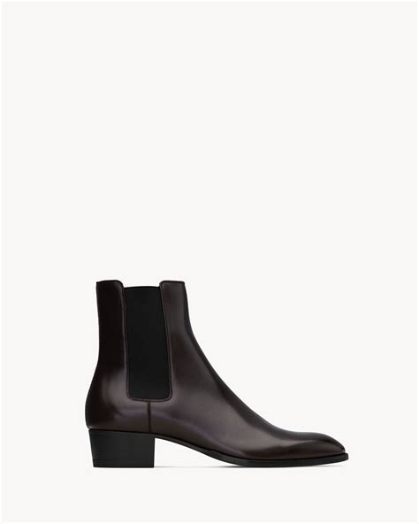 ysl boots chelsea|wyatt 30 leather chelsea boots.